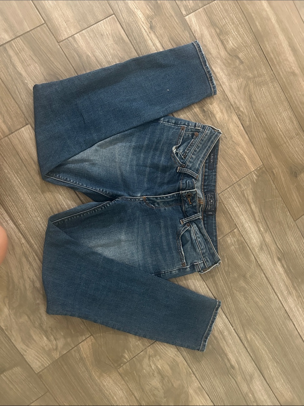Lucky Brand Women's Capri Jeans in Dark Blue Wash